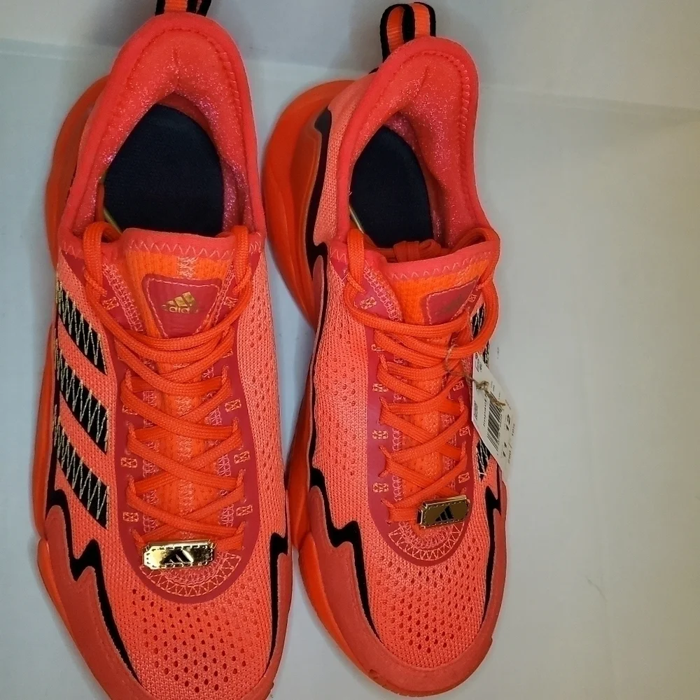 Men's Size 11 adidas Impact FLX Flash Red / Gold / Black GY0473